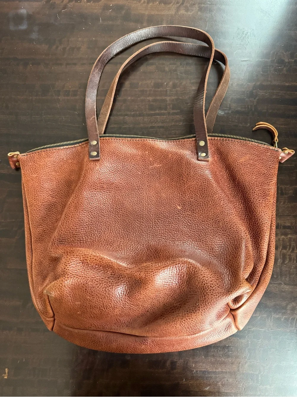 Portland Leather Goods Large Nutmeg Tote